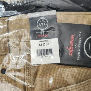 Men's Wrangler Cargo Utility Pants Khaki brown 42 X 30